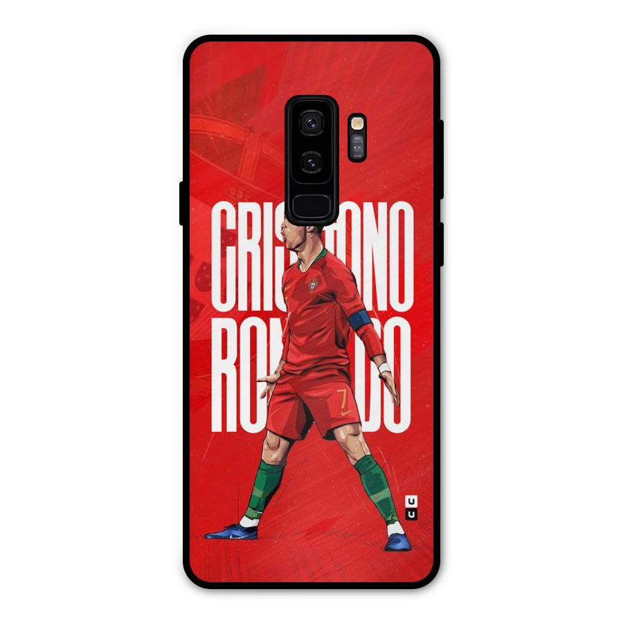 Soccer Star Roar Metal Back Case for Galaxy S9 Plus