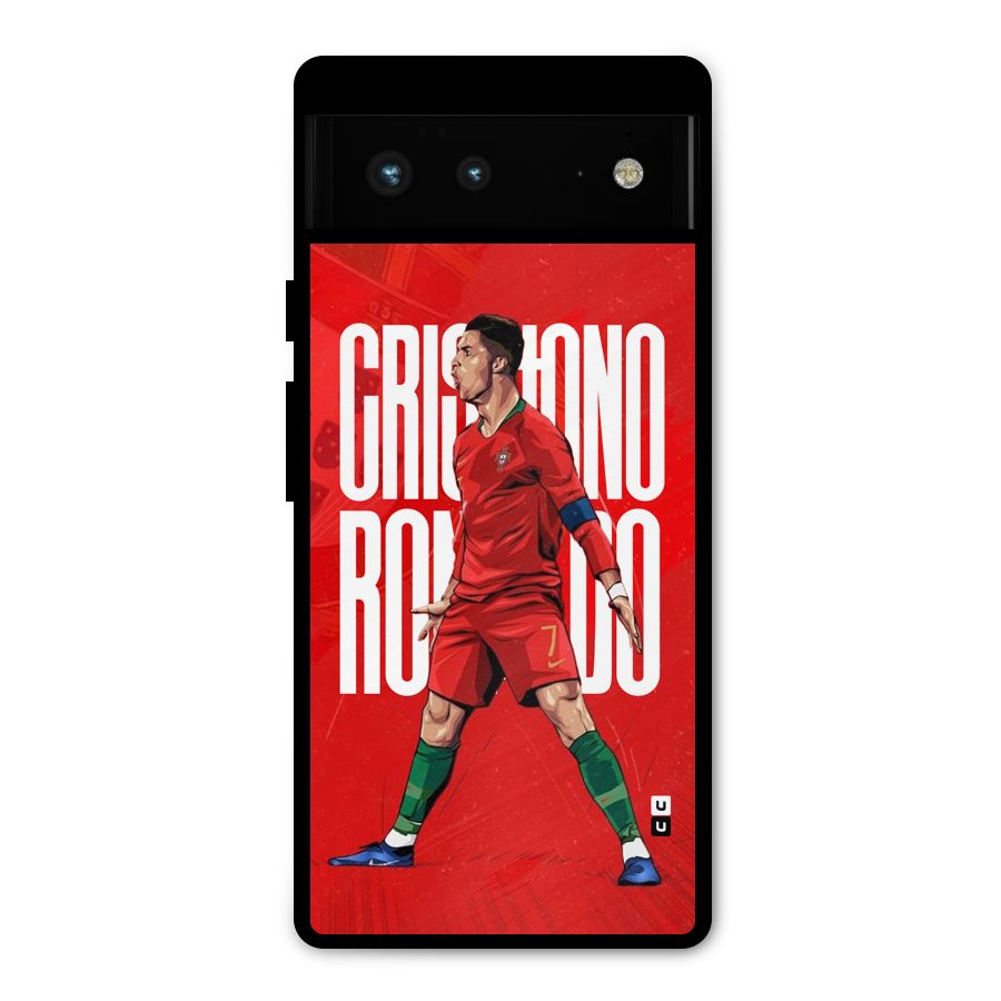 Soccer Star Roar Metal Back Case for Google Pixel 6