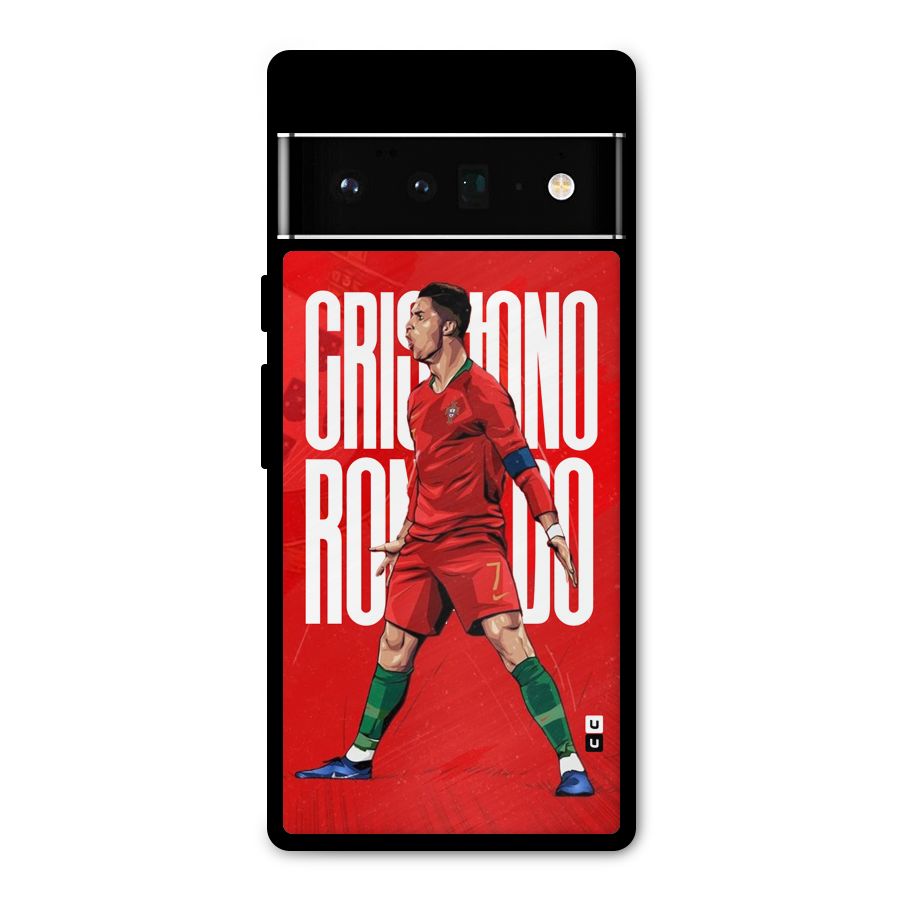 Soccer Star Roar Metal Back Case for Google Pixel 6 Pro