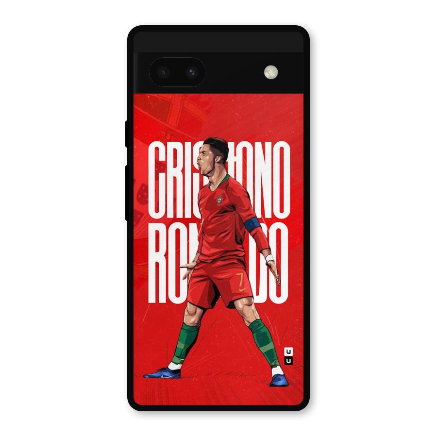 Soccer Star Roar Metal Back Case for Google Pixel 6a
