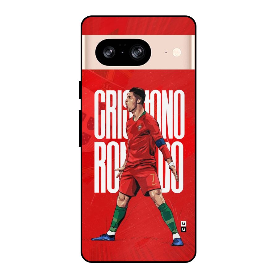 Soccer Star Roar Metal Back Case for Google Pixel 8
