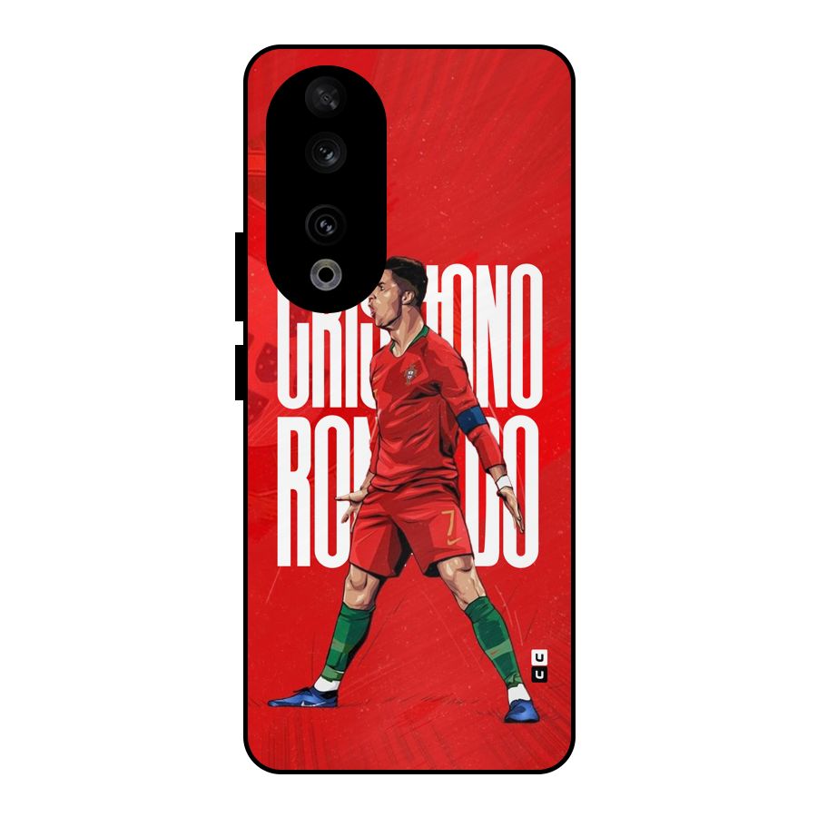Soccer Star Roar Metal Back Case for Honor 90