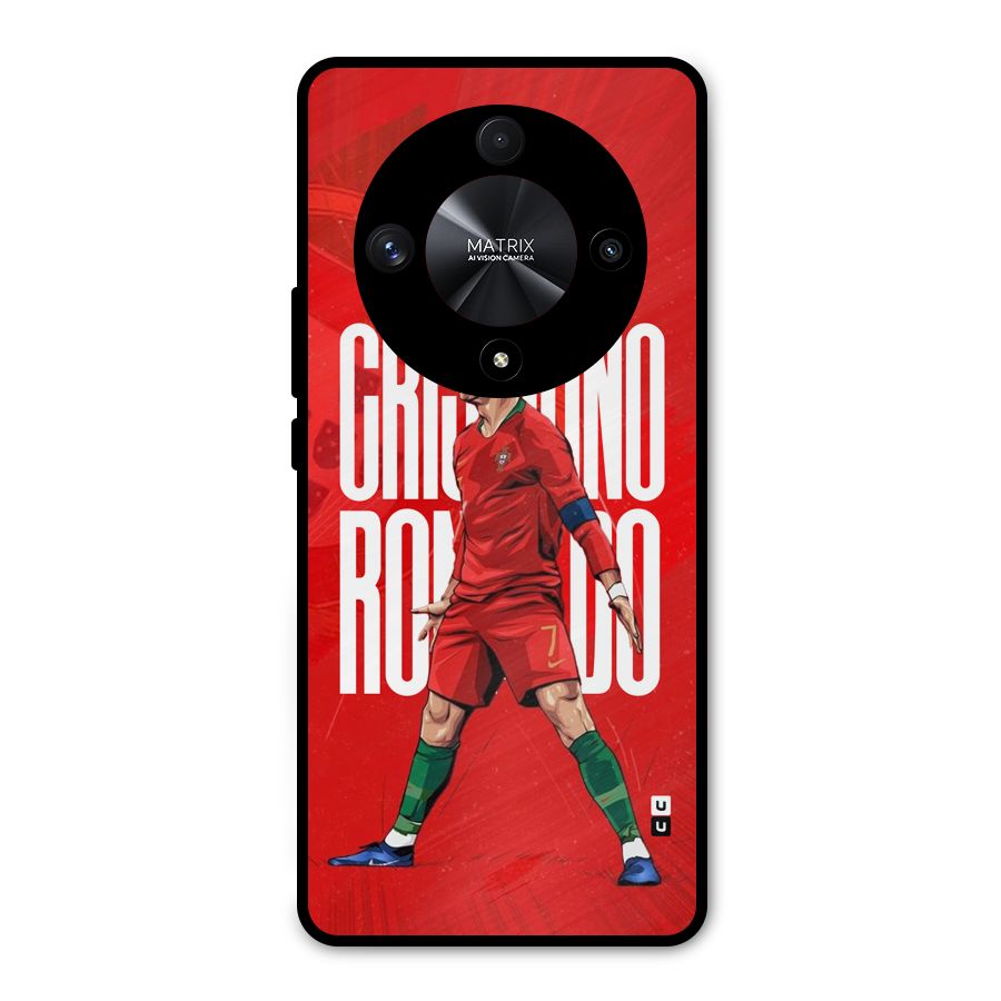 Soccer Star Roar Metal Back Case for Honor X9b