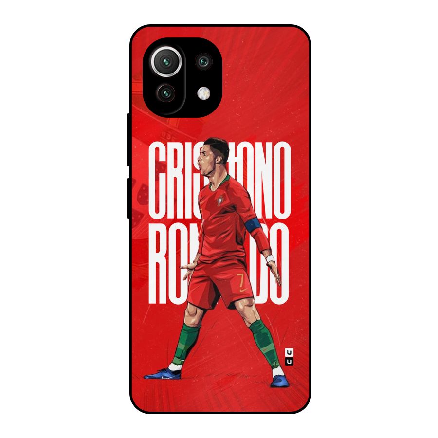 Soccer Star Roar Metal Back Case for Mi 11 Lite