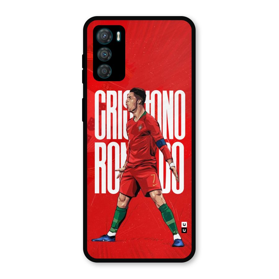 Soccer Star Roar Metal Back Case for Moto G42
