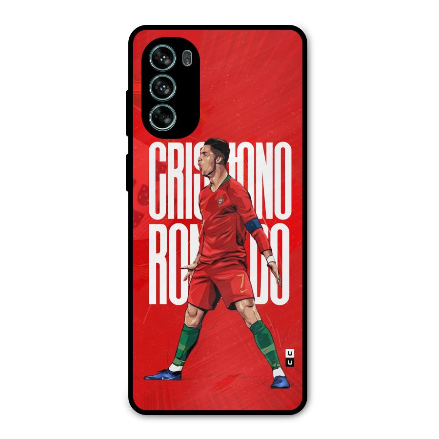 Soccer Star Roar Metal Back Case for Moto G62