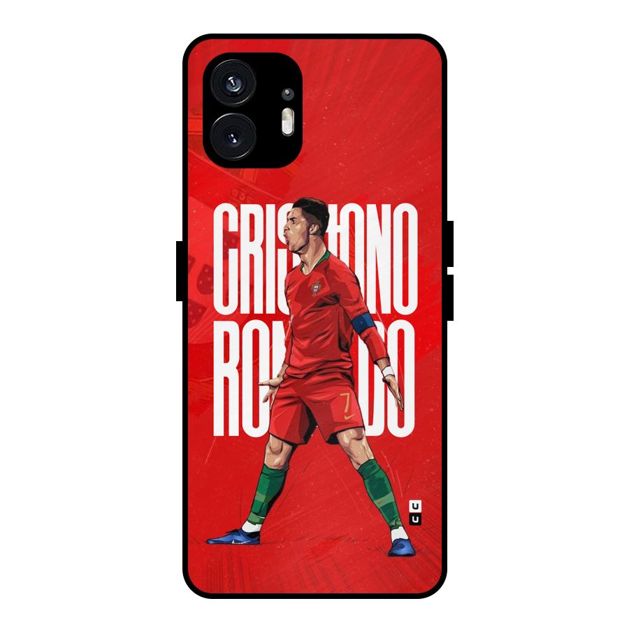 Soccer Star Roar Metal Back Case for Nothing Phone 2