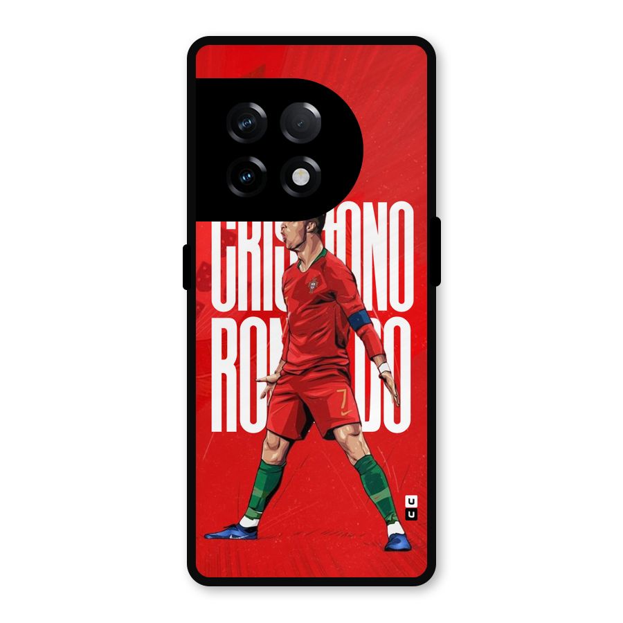 Soccer Star Roar Metal Back Case for OnePlus 11R