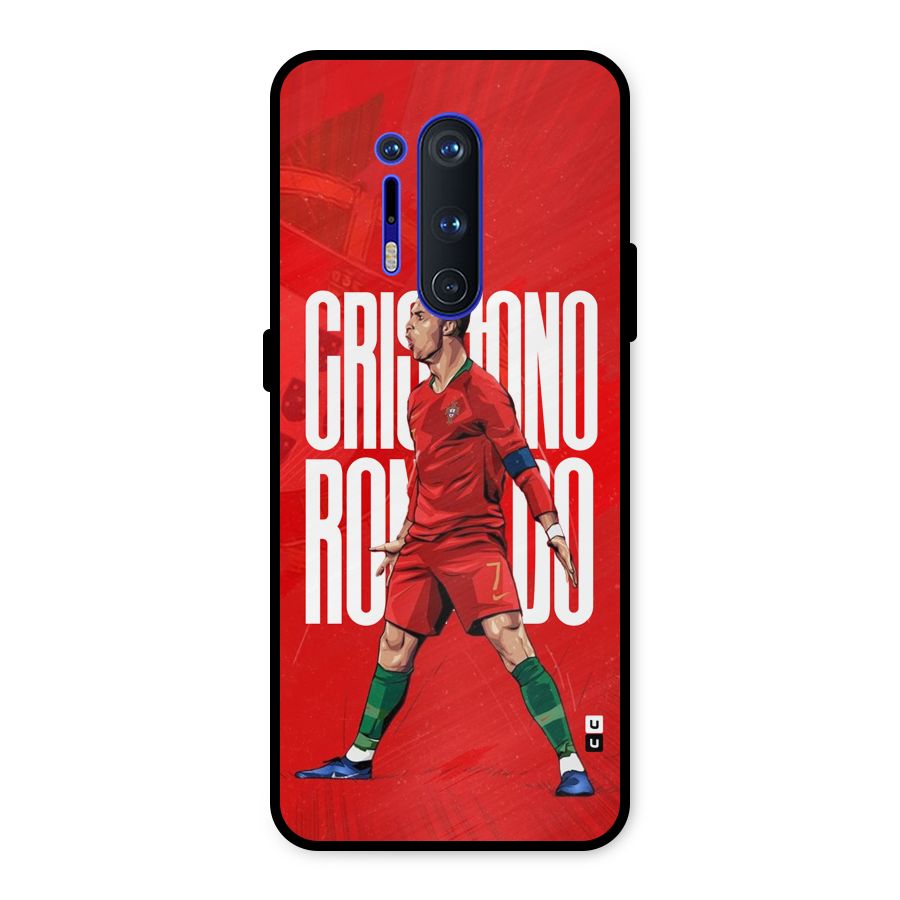 Soccer Star Roar Metal Back Case for OnePlus 8 Pro
