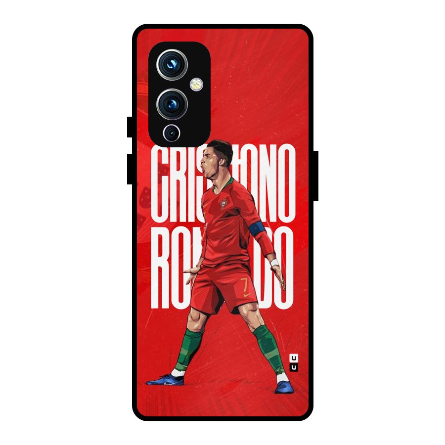 Soccer Star Roar Metal Back Case for OnePlus 9