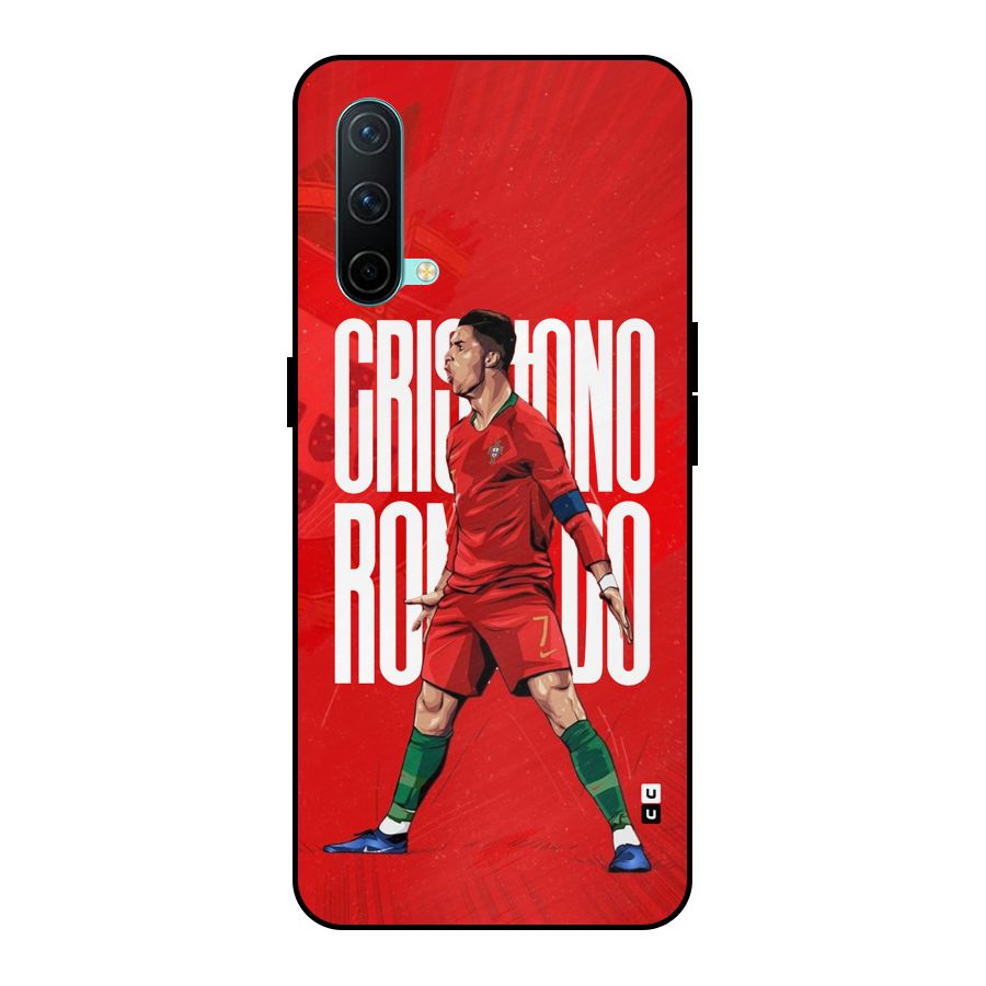 Soccer Star Roar Metal Back Case for OnePlus Nord CE 5G
