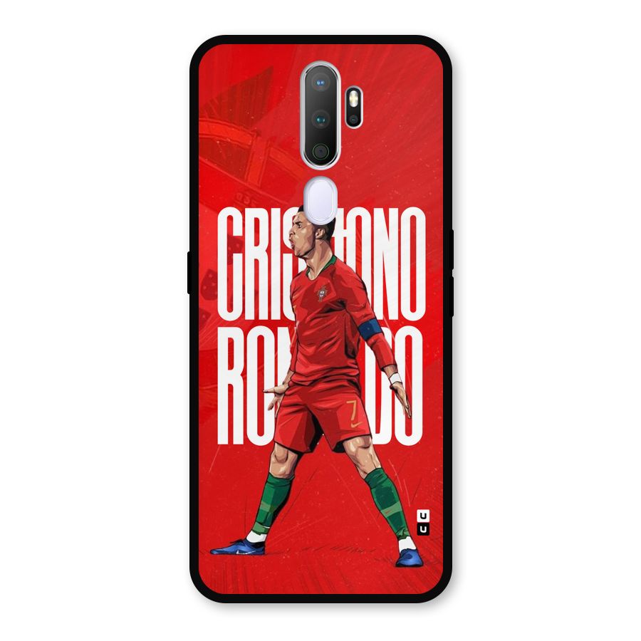 Soccer Star Roar Metal Back Case for Oppo A9 (2020)