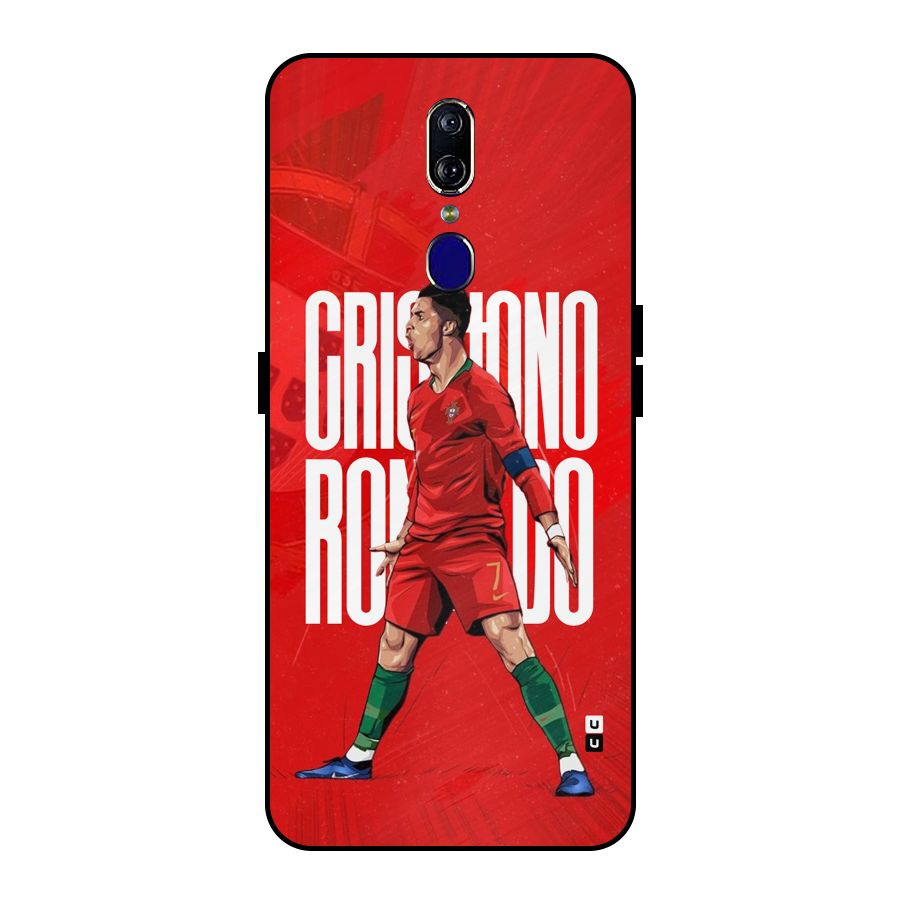 Soccer Star Roar Metal Back Case for Oppo F11