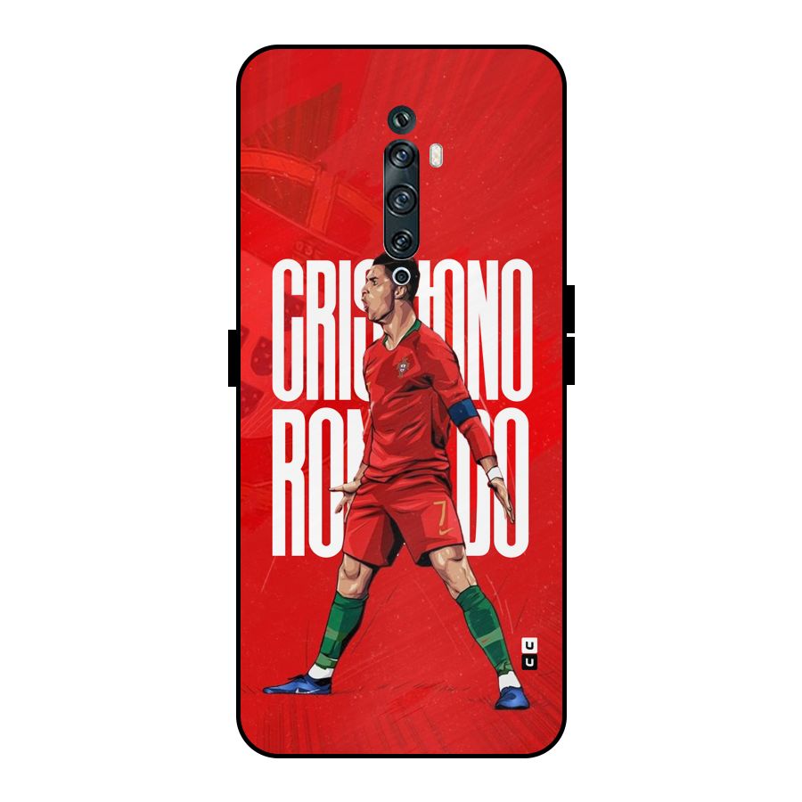 Soccer Star Roar Metal Back Case for Oppo Reno2 Z