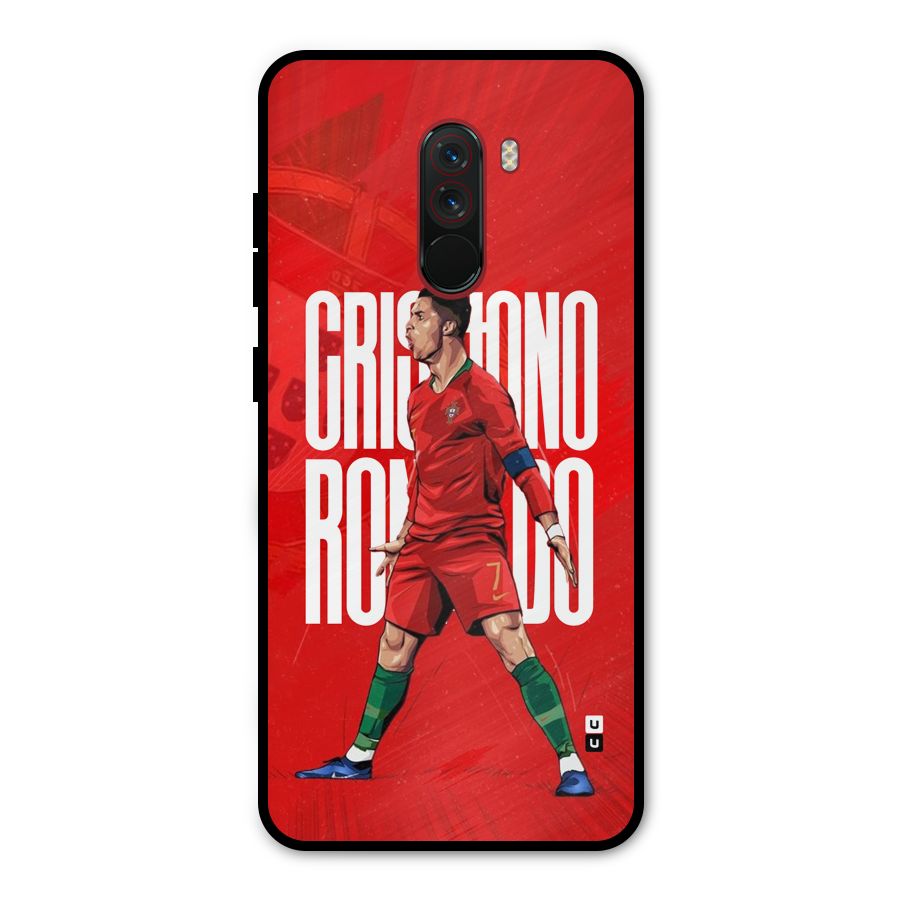 Soccer Star Roar Metal Back Case for Poco F1