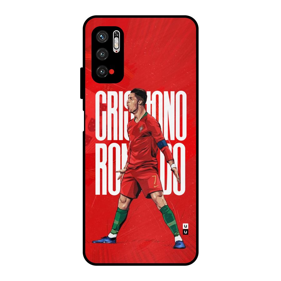 Soccer Star Roar Metal Back Case for Poco M3 Pro 5G