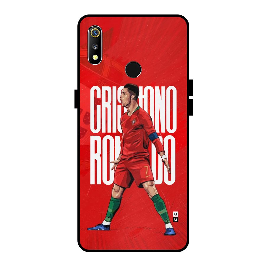Soccer Star Roar Metal Back Case for Realme 3i