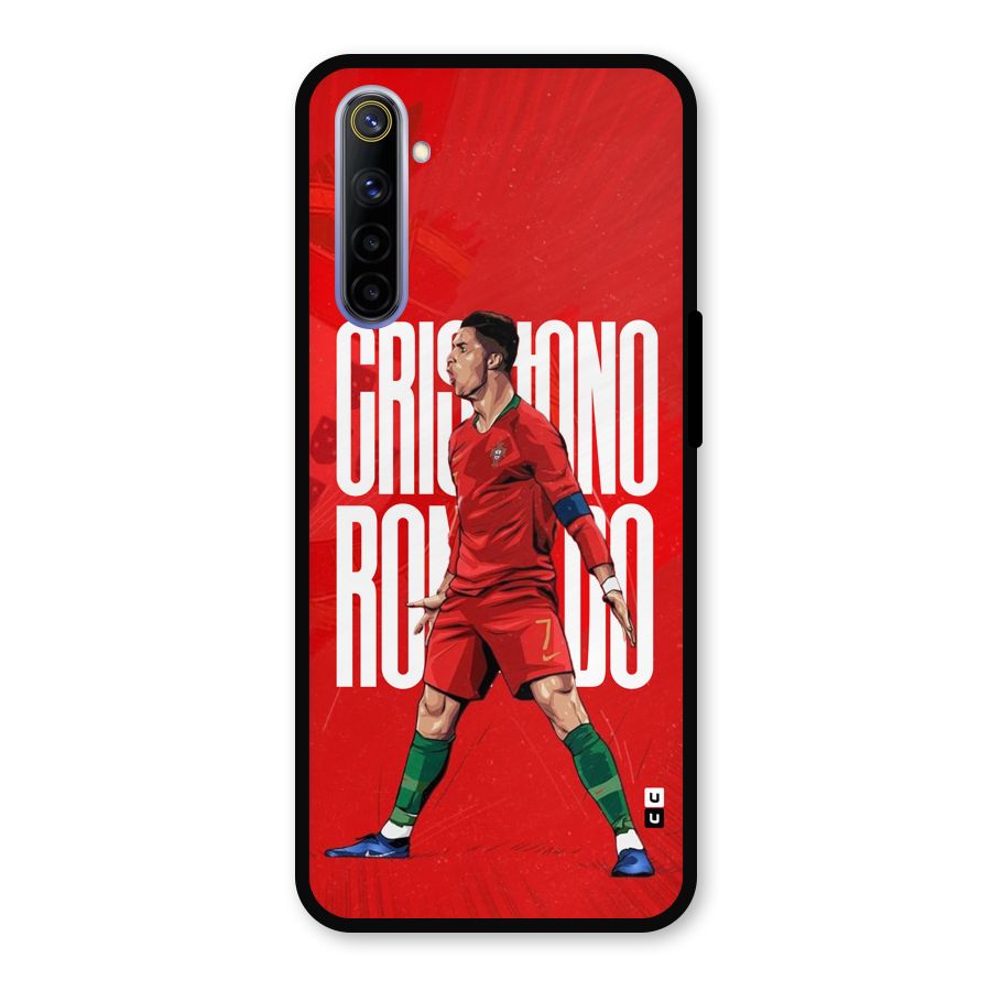 Soccer Star Roar Metal Back Case for Realme 6