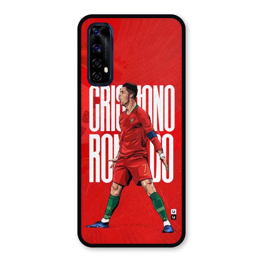 Soccer Star Roar Metal Back Case for Realme 7