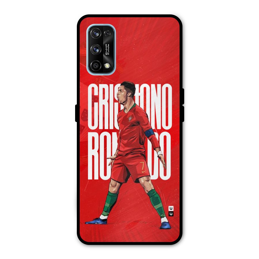Soccer Star Roar Metal Back Case for Realme 7 Pro
