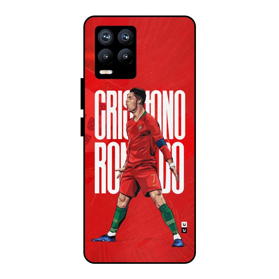 Soccer Star Roar Metal Back Case for Realme 8 Pro