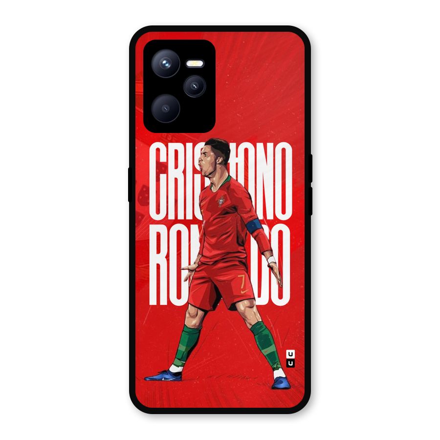 Soccer Star Roar Metal Back Case for Realme C35