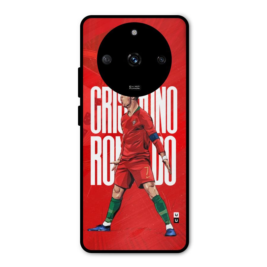 Soccer Star Roar Metal Back Case for Realme Narzo 60 5G