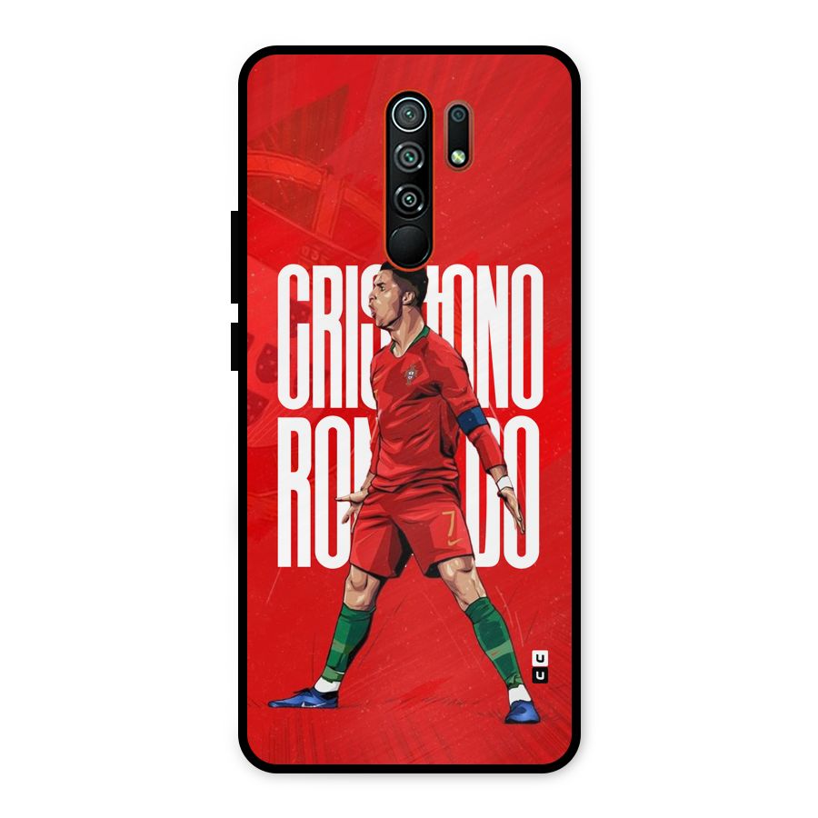 Soccer Star Roar Metal Back Case for Redmi 9 Prime