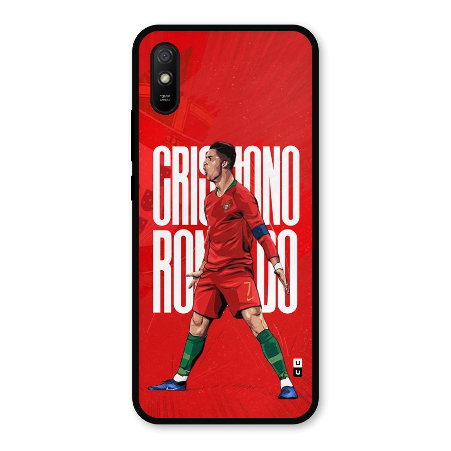 Soccer Star Roar Metal Back Case for Redmi 9i