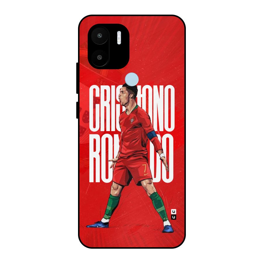Soccer Star Roar Metal Back Case for Redmi A2 Plus