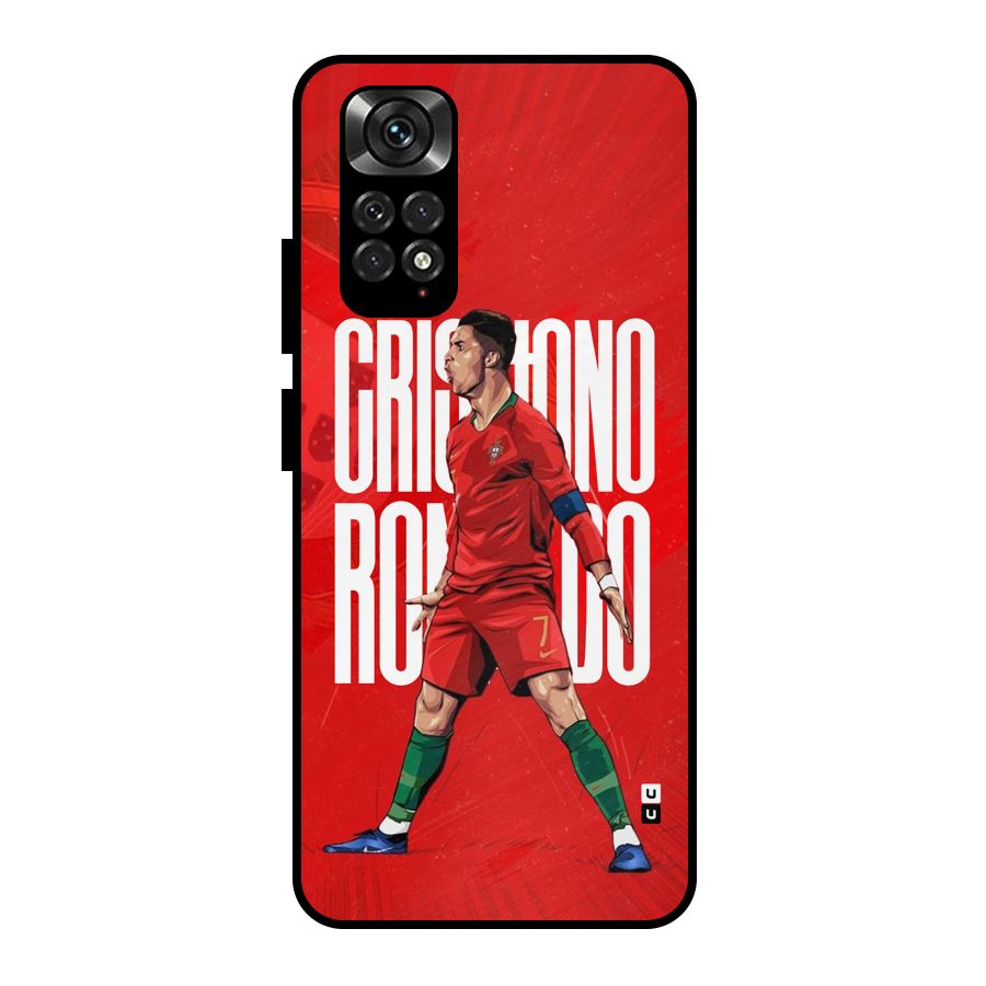 Soccer Star Roar Metal Back Case for Redmi Note 11 Pro Plus 5G