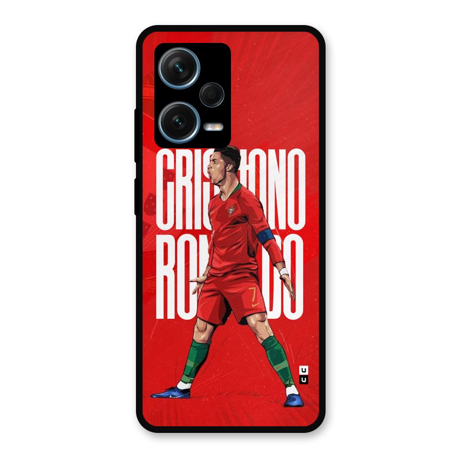 Soccer Star Roar Metal Back Case for Redmi Note 12 Pro Plus 5G
