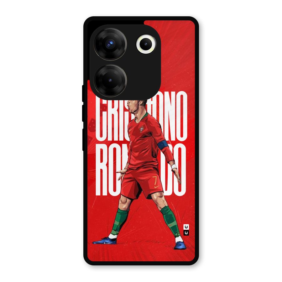 Soccer Star Roar Metal Back Case for Tecno Camon 20 Pro