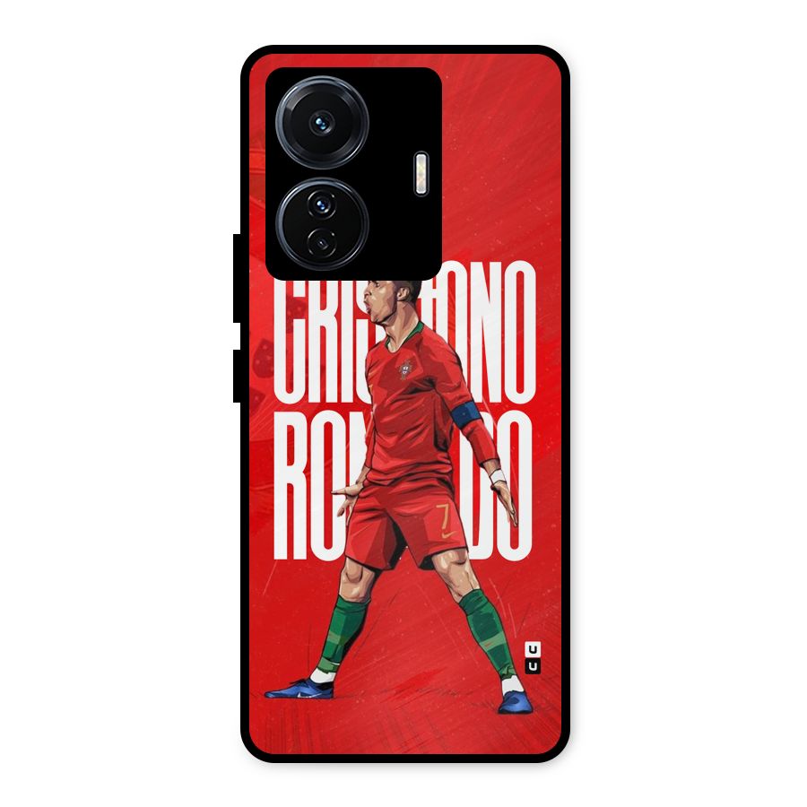 Soccer Star Roar Metal Back Case for Vivo T1 Pro