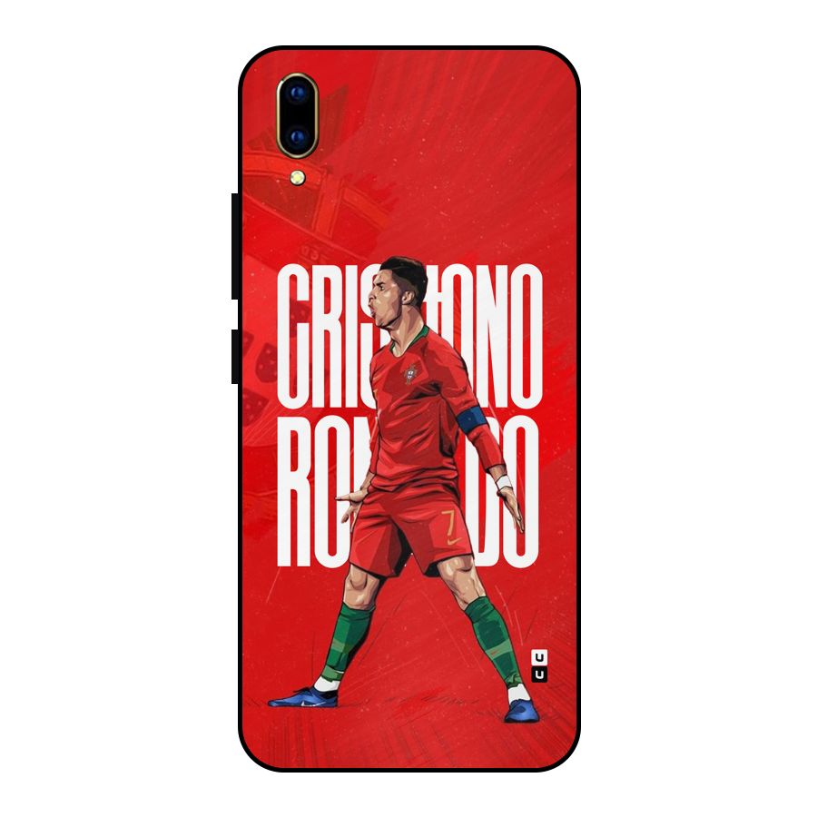 Soccer Star Roar Metal Back Case for Vivo V11 Pro