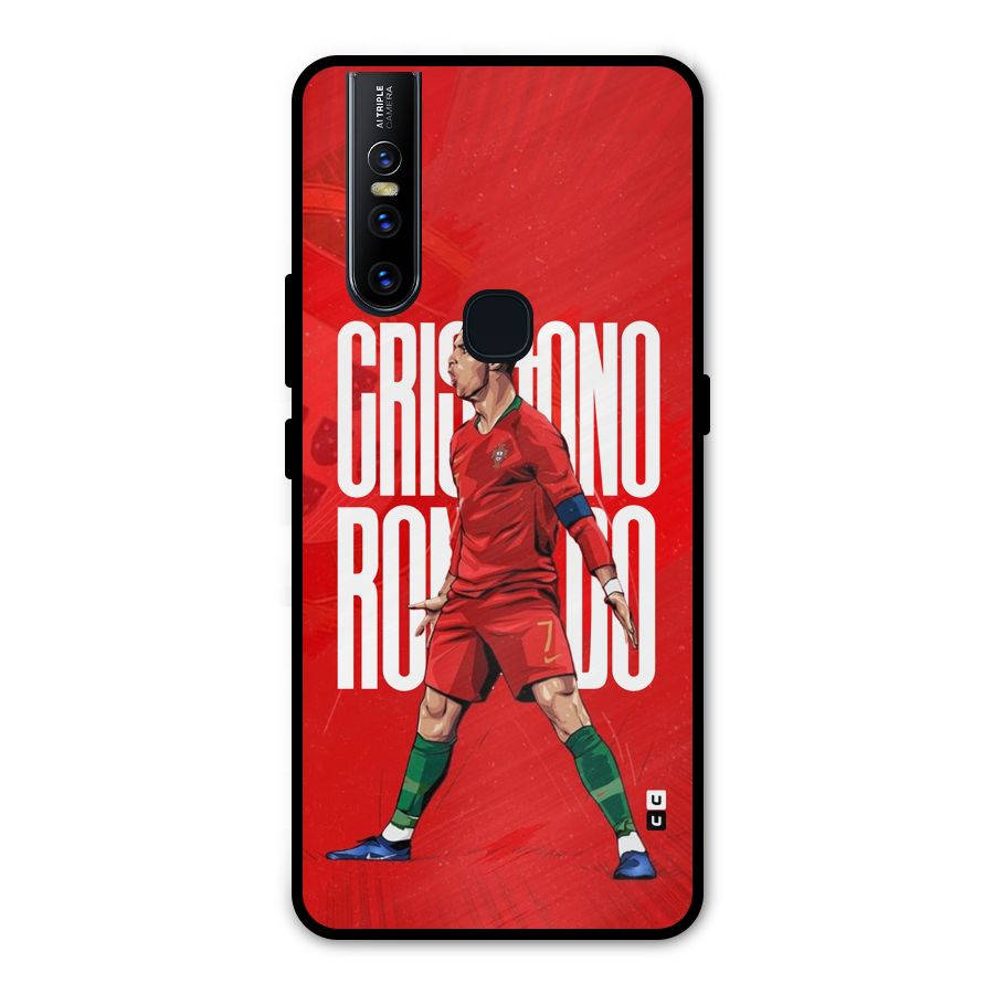 Soccer Star Roar Metal Back Case for Vivo V15