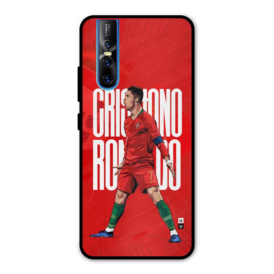 Soccer Star Roar Metal Back Case for Vivo V15 Pro