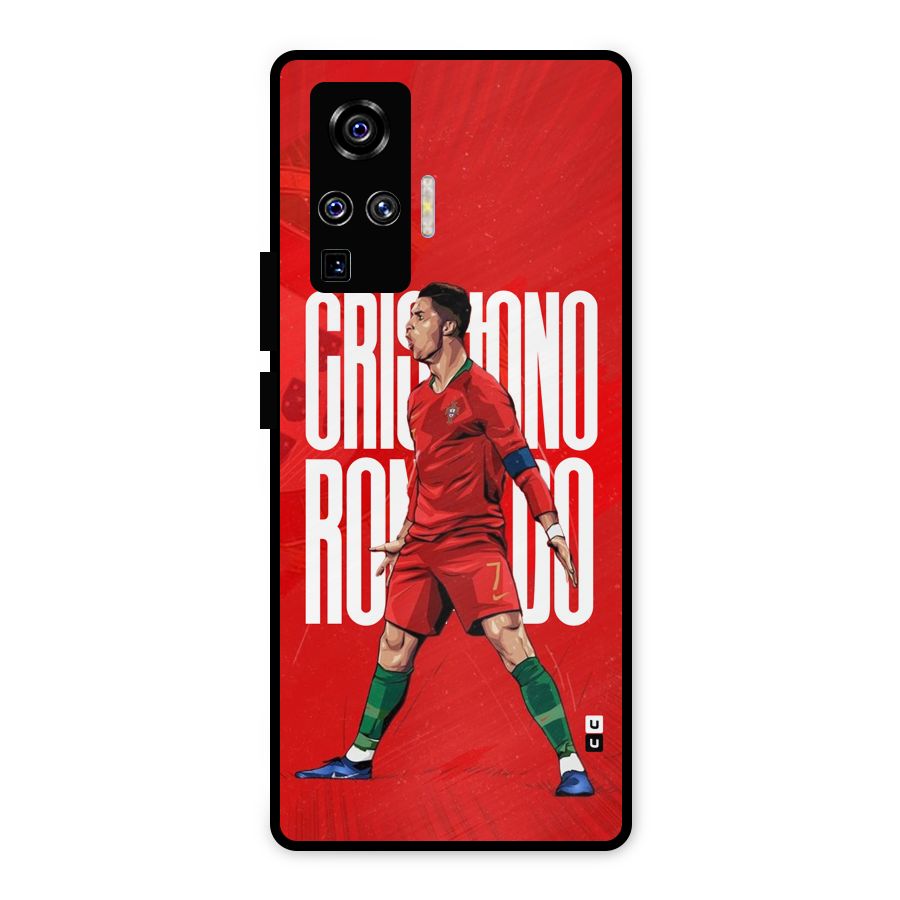 Soccer Star Roar Metal Back Case for Vivo X50 Pro