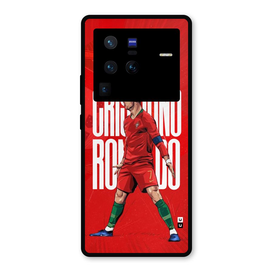 Soccer Star Roar Metal Back Case for Vivo X80 Pro