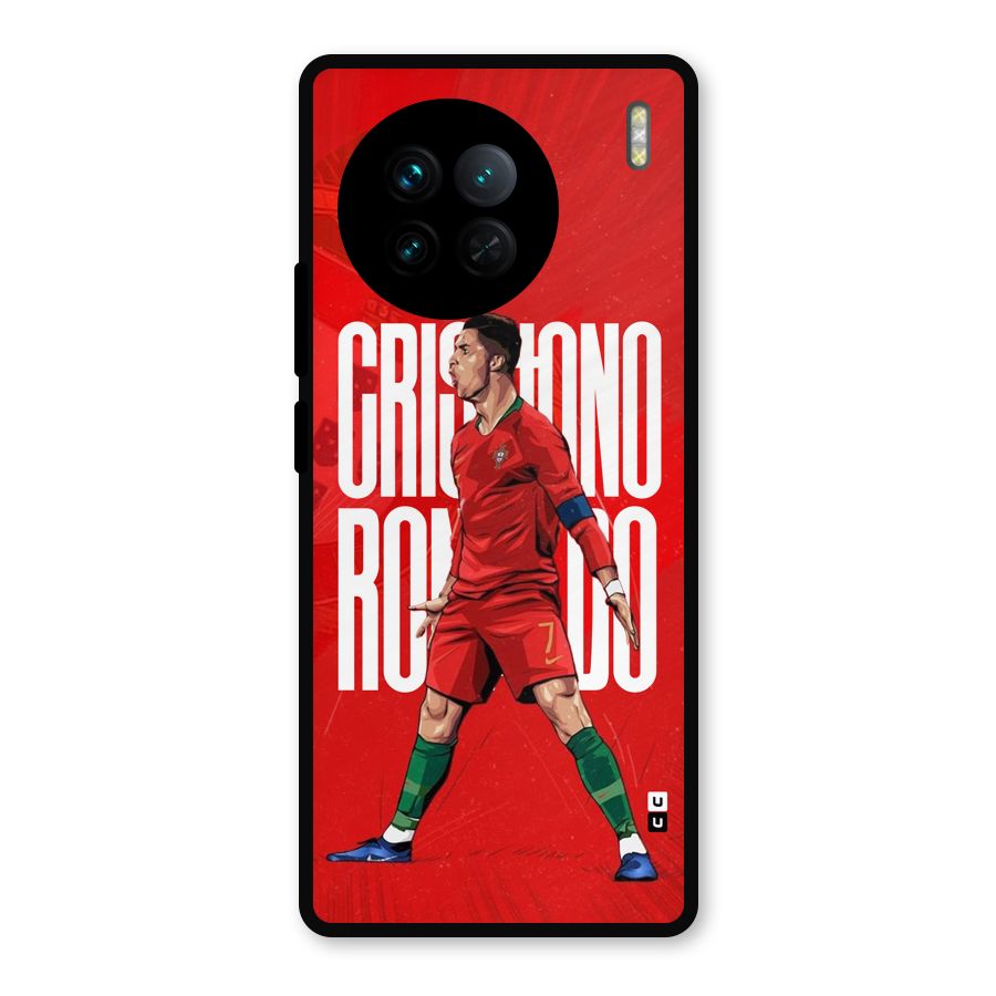 Soccer Star Roar Metal Back Case for Vivo X90