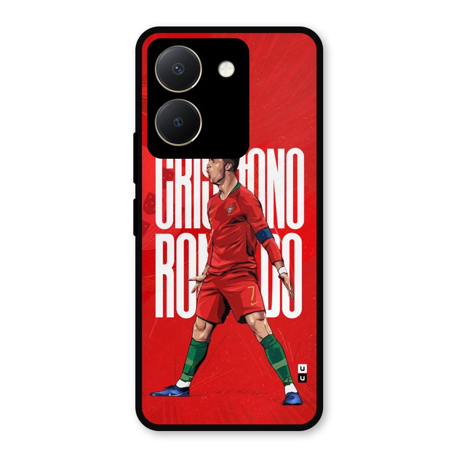 Soccer Star Roar Metal Back Case for Vivo Y36