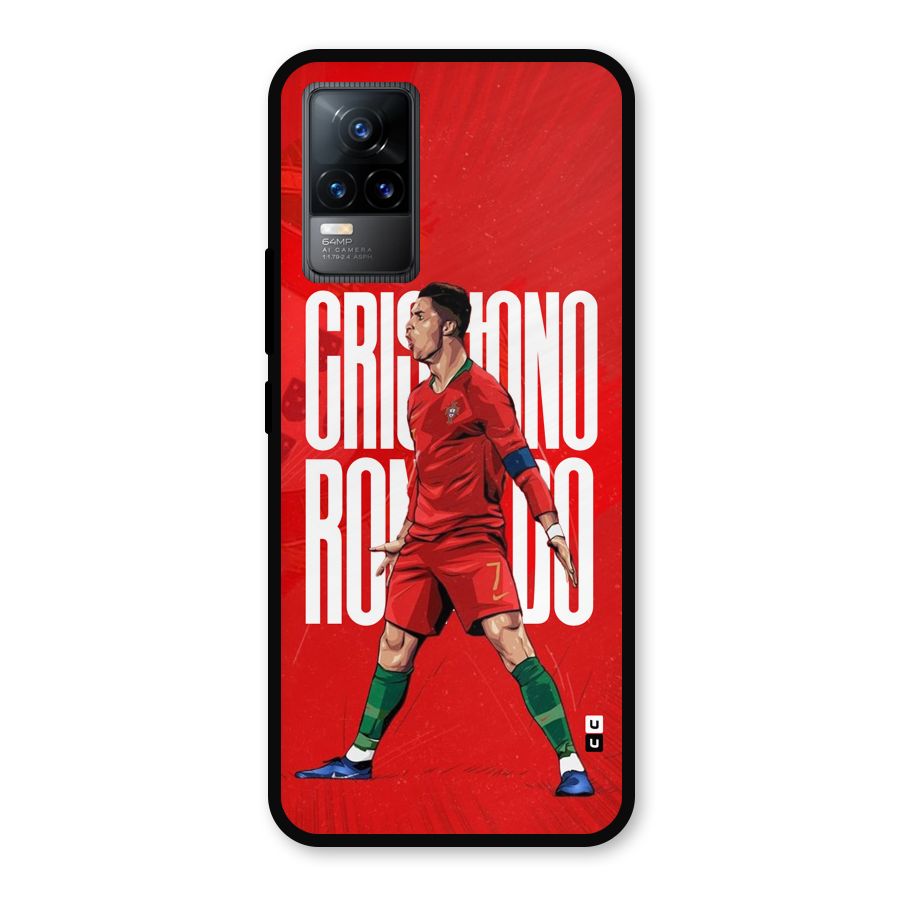 Soccer Star Roar Metal Back Case for Vivo Y73