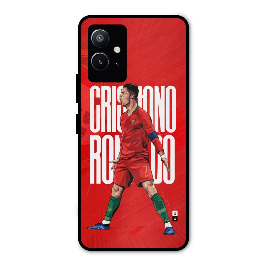 Soccer Star Roar Metal Back Case for Vivo Y75 5G