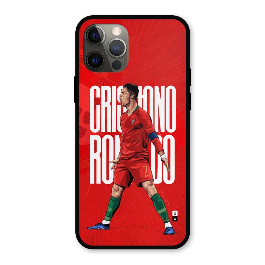 Soccer Star Roar Metal Back Case for iPhone 12 Pro
