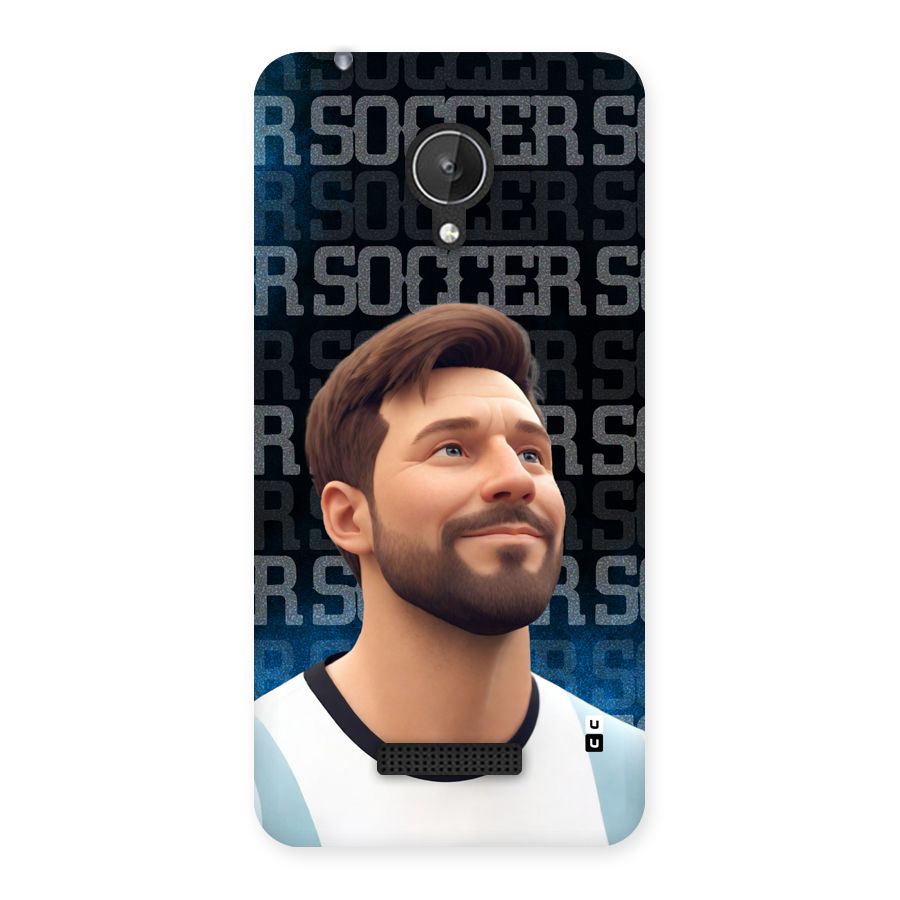 Soccer Star Smiles Back Case for Canvas Spark Q380