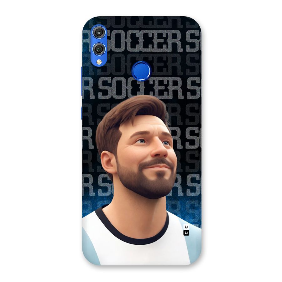 Soccer Star Smiles Back Case for Honor 8X