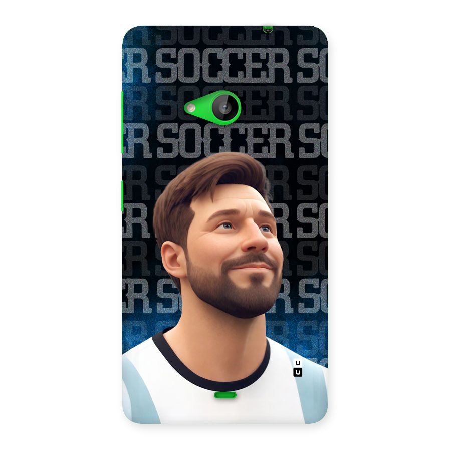 Soccer Star Smiles Back Case for Lumia 535