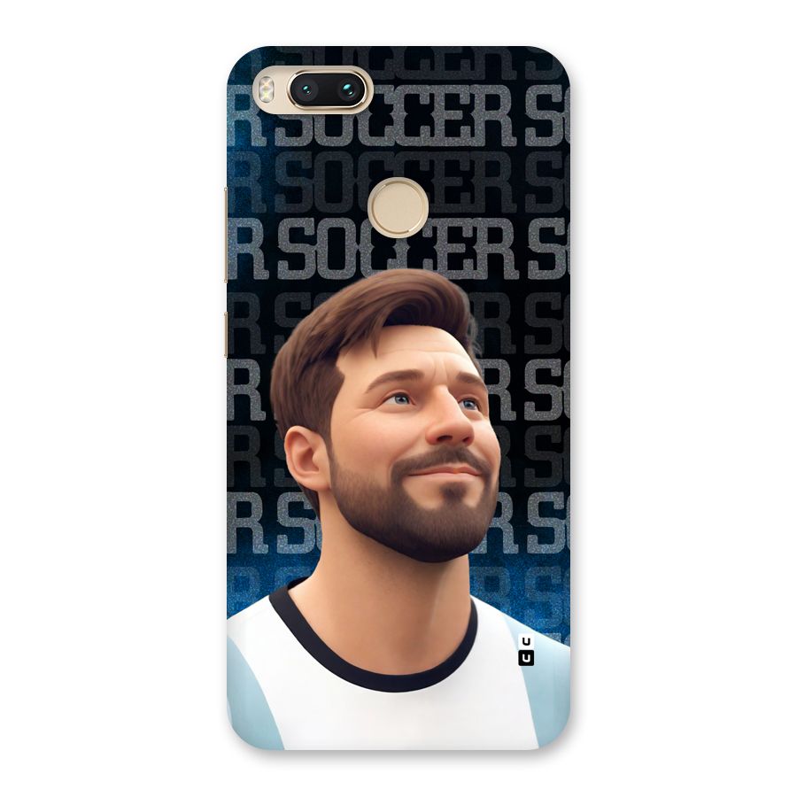 Soccer Star Smiles Back Case for Mi A1