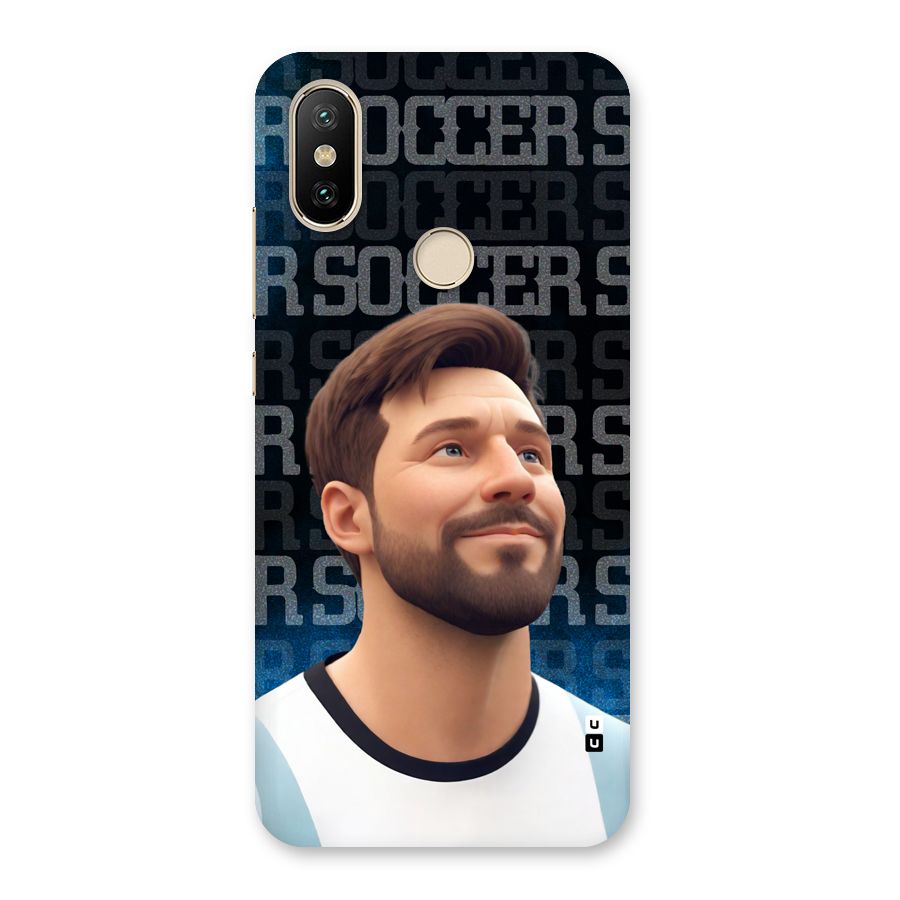 Soccer Star Smiles Back Case for Mi A2