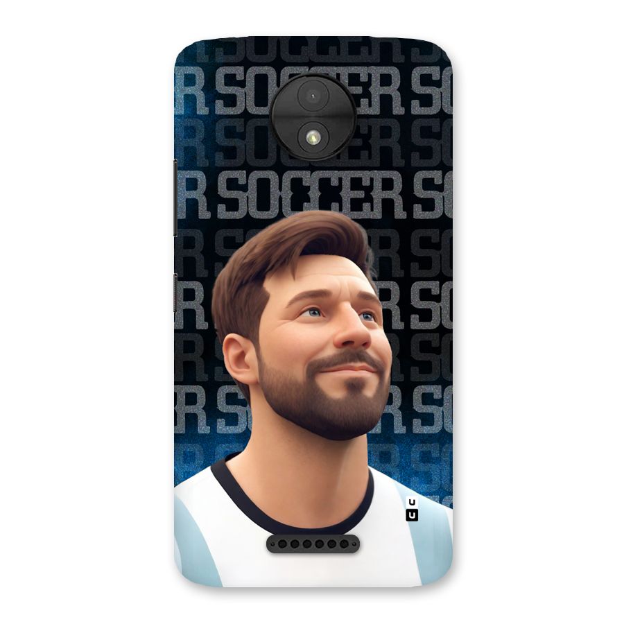 Soccer Star Smiles Back Case for Moto C